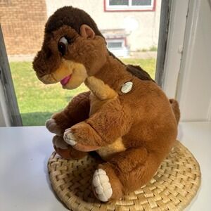 Vintage The Land Before Time Littlefoot Plush Stuffed Animal Toy 1988 Amblin